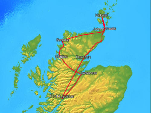 Schottland Karte 2006