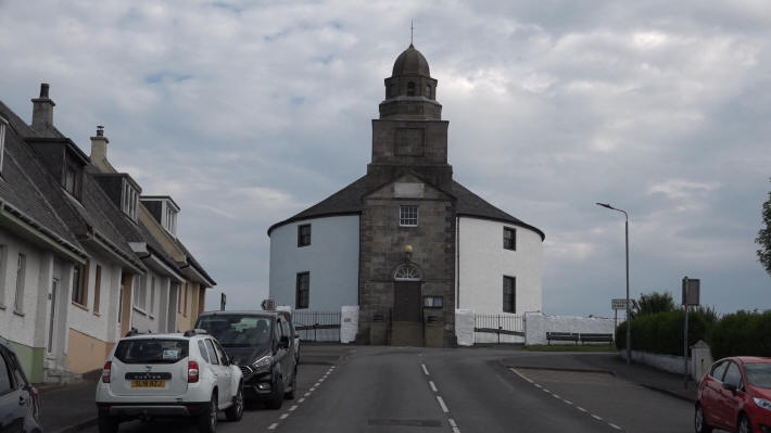 Runde Kirche in Bowmore